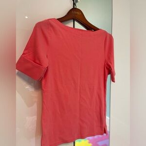 Lauren Ralph Lauren Coral Short Sleeve Top